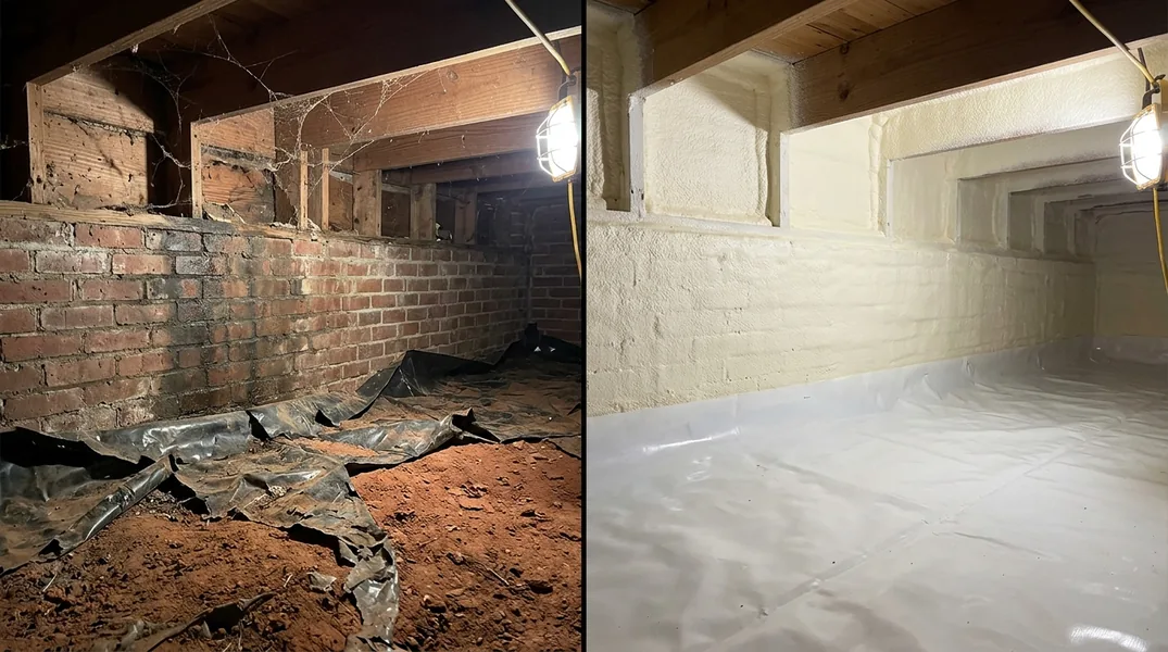 Crawl Space Insulation in Atlanta: Red Clay Humidity and What Your Termite Bond Allows